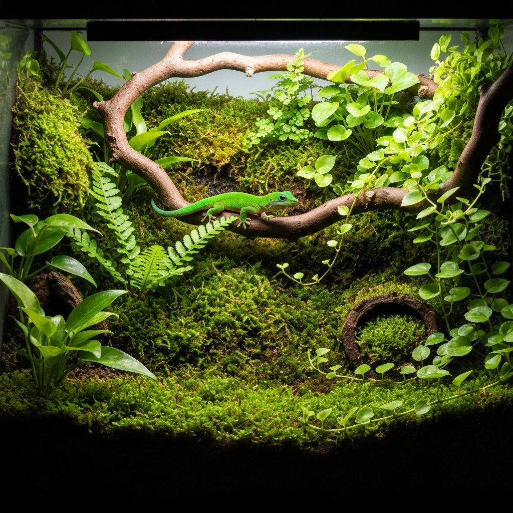 Profesjonalne terrarium z egzotycznymi gadami